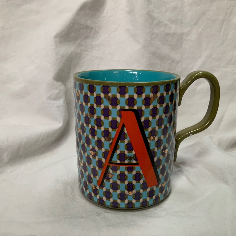 Anthropologie Parker Monogram Mug